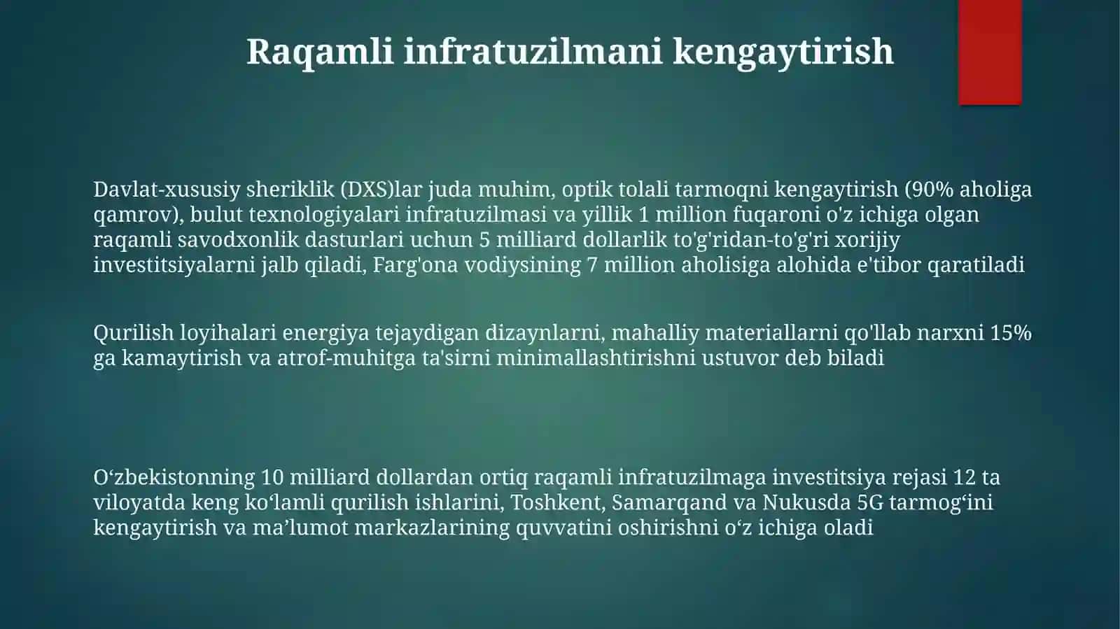 Kapital qurilishning mustaqil O‘zbekiston kelajagini bunyod etishda tutqo‘rni 3