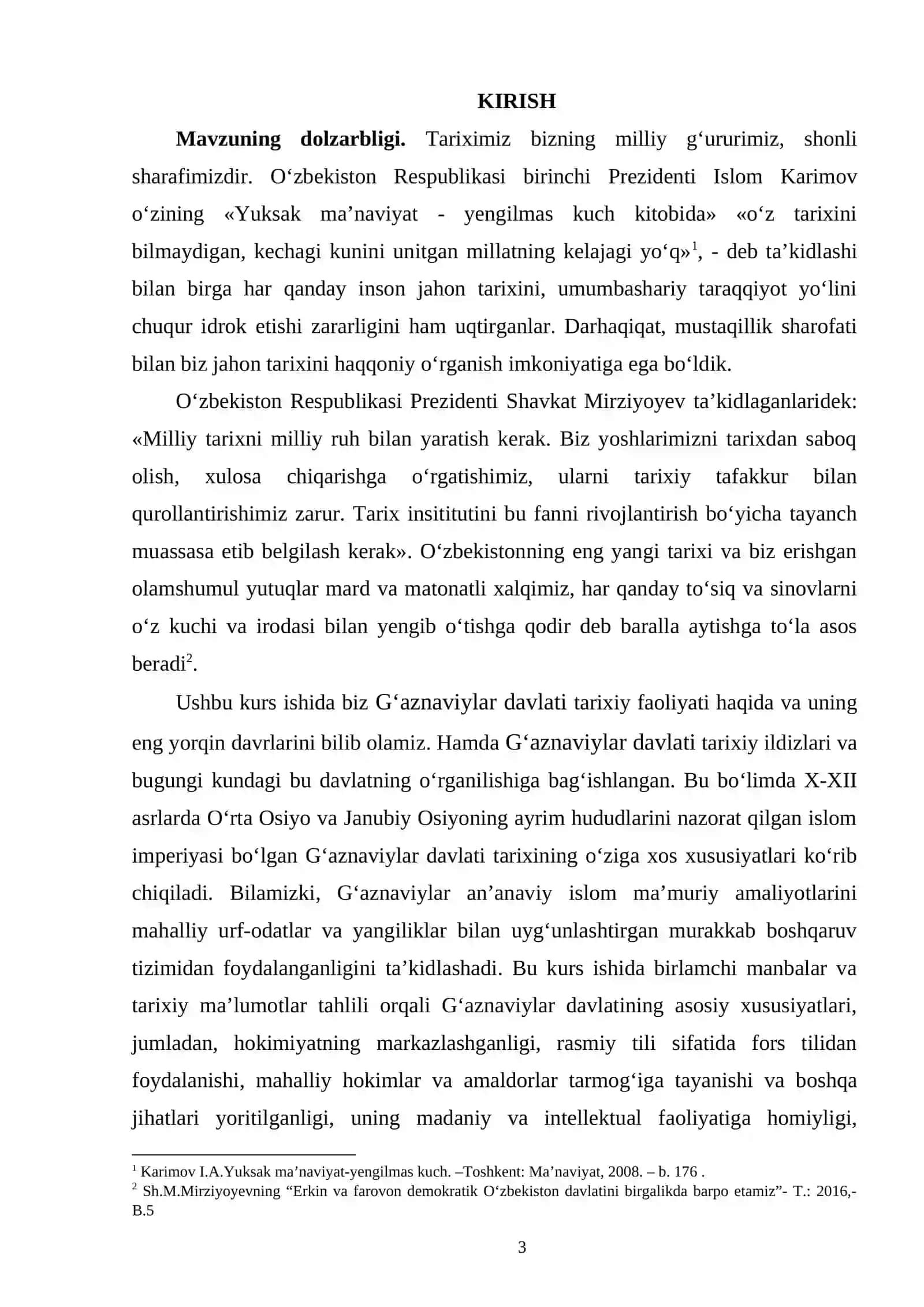 CHET EL TADQIQOTLARIDA G‘AZNAVIYLAR DAVLATI TARIXINING OʻRGANILISHI 3