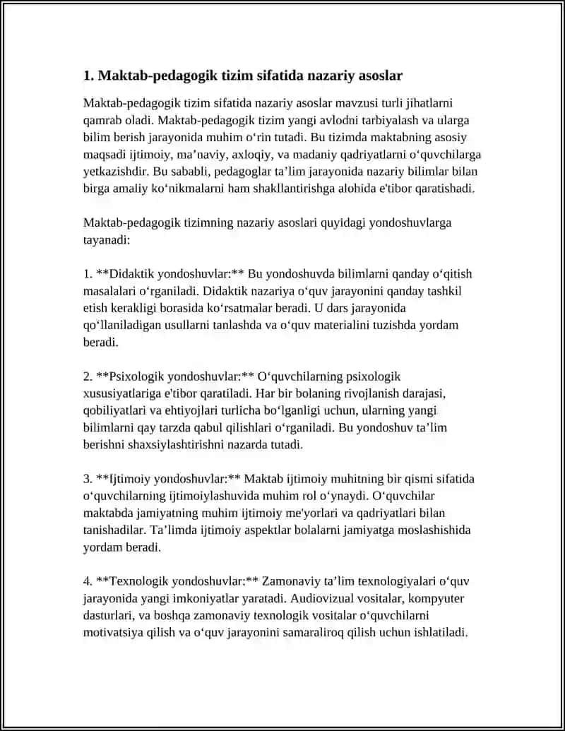 Maktab-pedagogik tizim sifatida 3