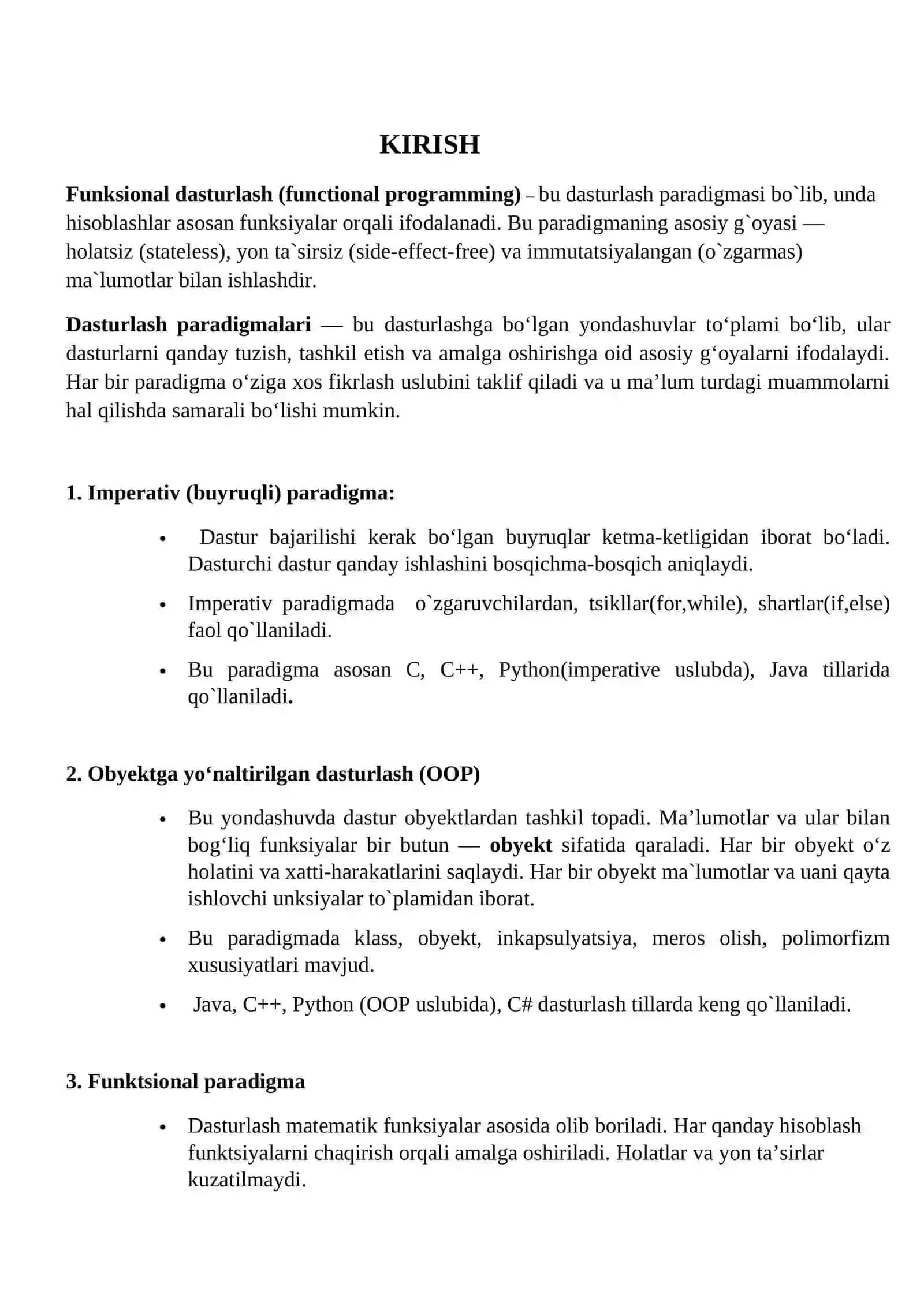 Funksional dasturlash asoslari(lambda, filter, map) 3