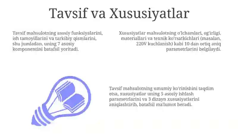 Tavsifnoma va tavsiyanoma 3