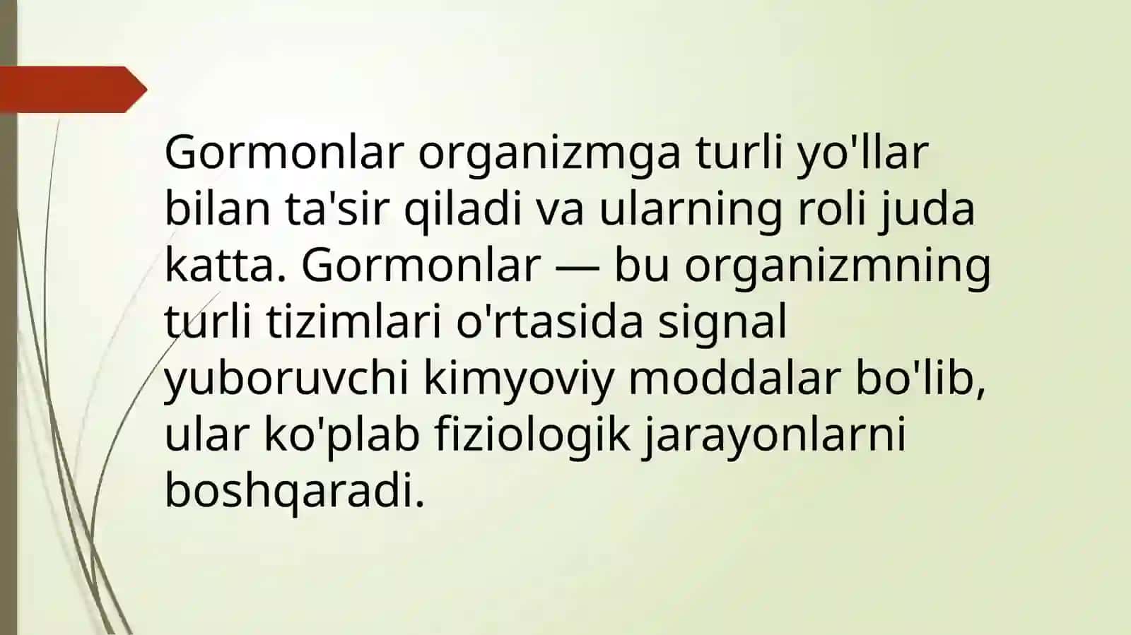 Gormonlarning organizmga ta'siri 3
