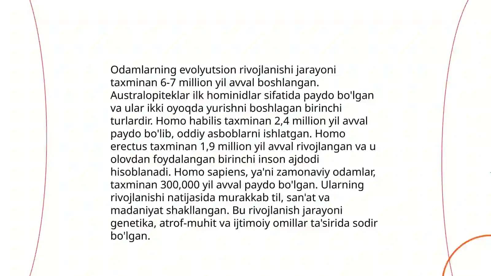 Antropogenez.Odamlarning boshlang'ich ajdodlari 3