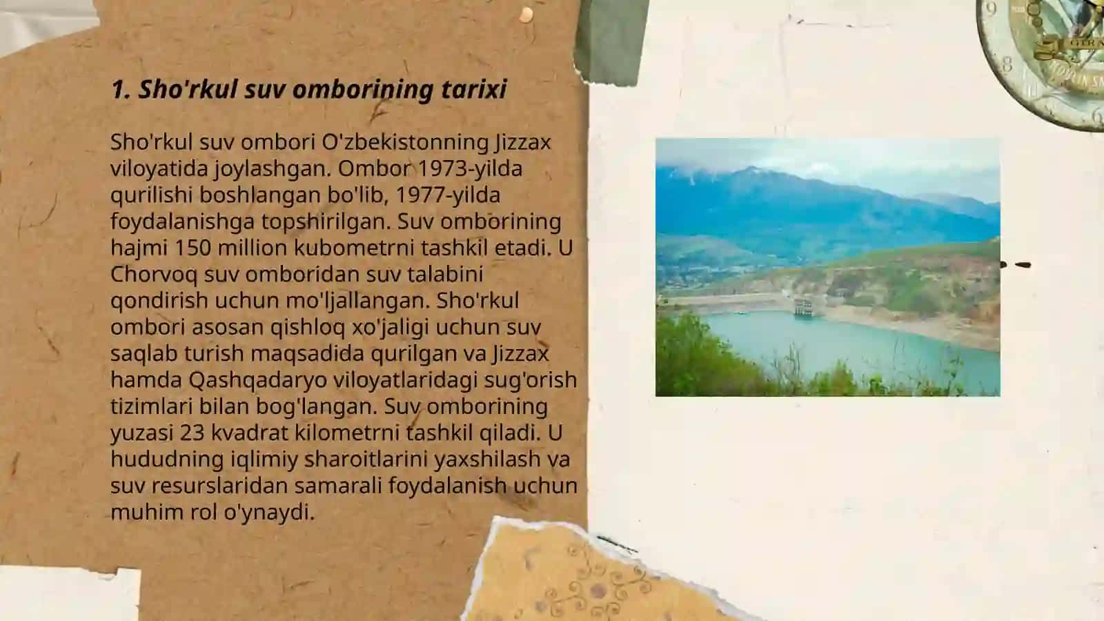 Sho'rkul suv ombori 3