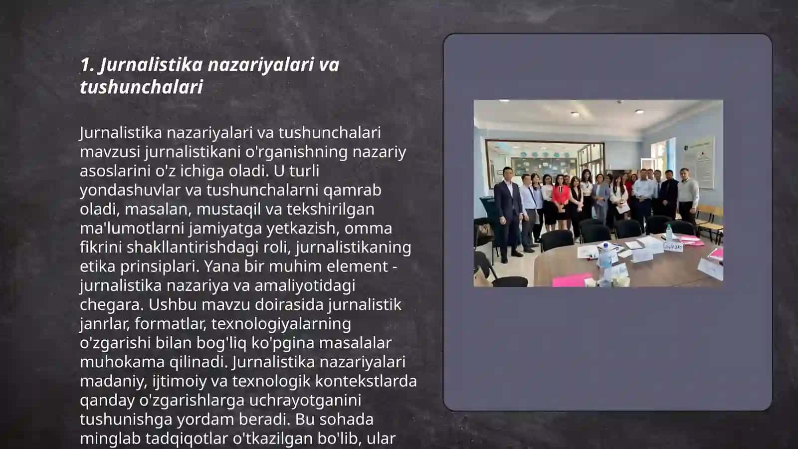 Jurnalistika va ommaviy kommunikatsiya asoslari: tushuncha va ta'riflar 3
