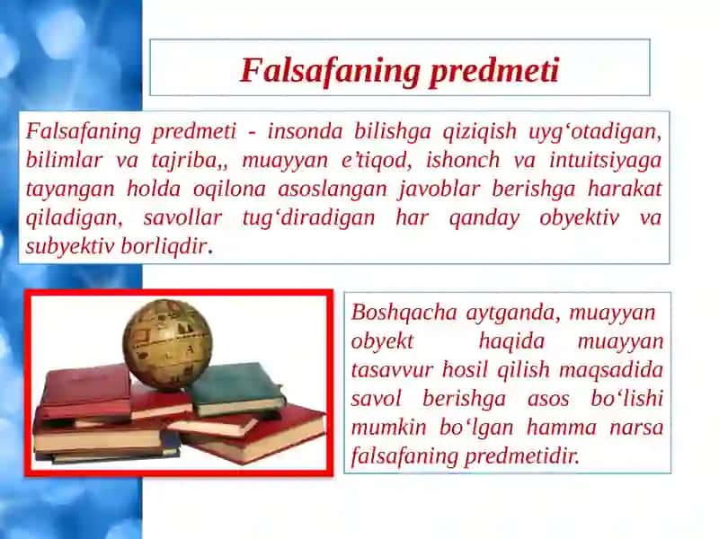 Falsafa fani predmetining jamiyat, fan va texnika taraqqiyoti natijasida doimo o`zgarib turishi 3