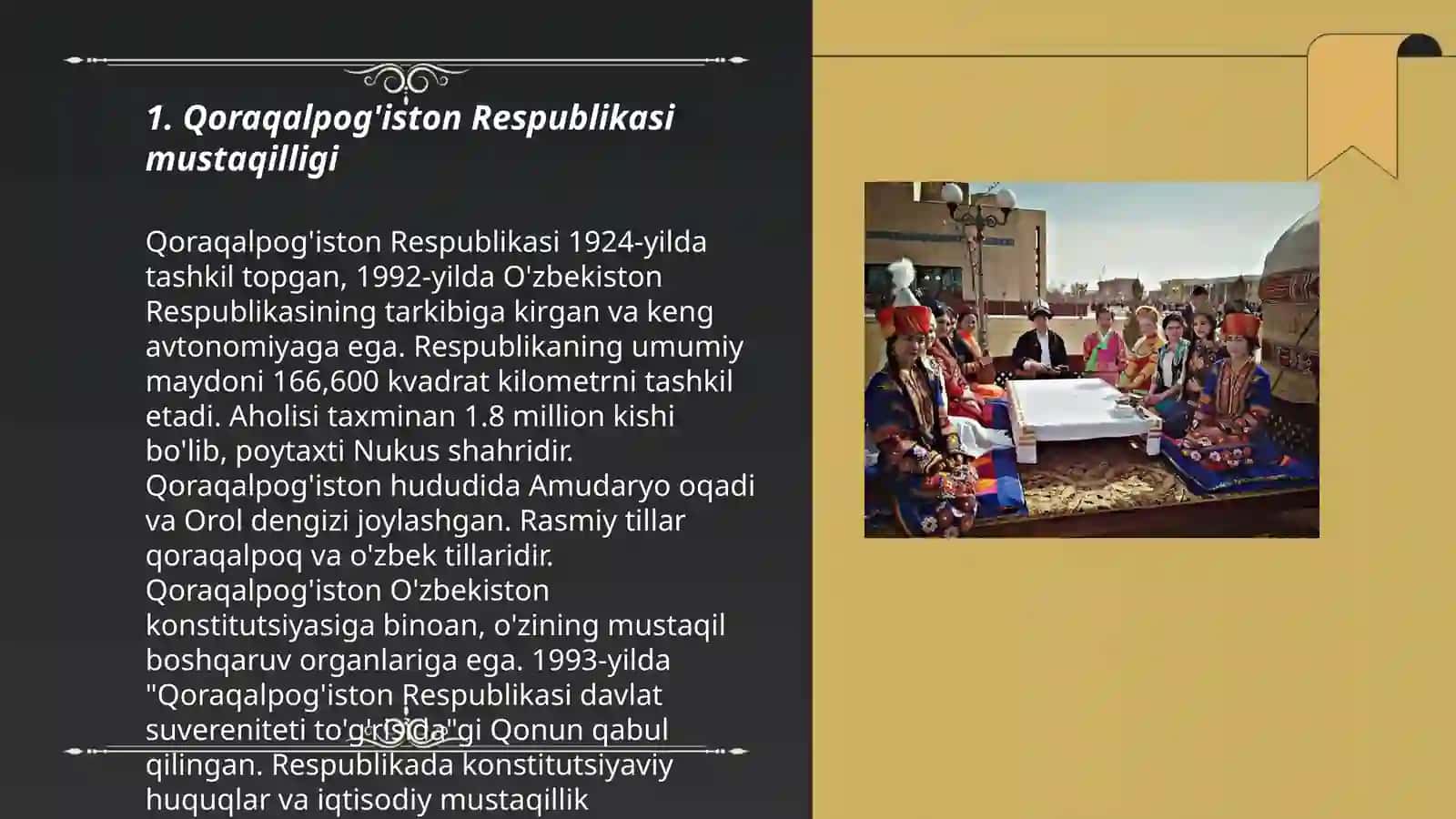 Qoraqalpog'iston Respublikasi eng yangi tarixi 3