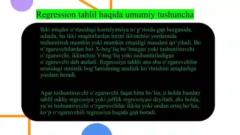 Regression tahlil 3