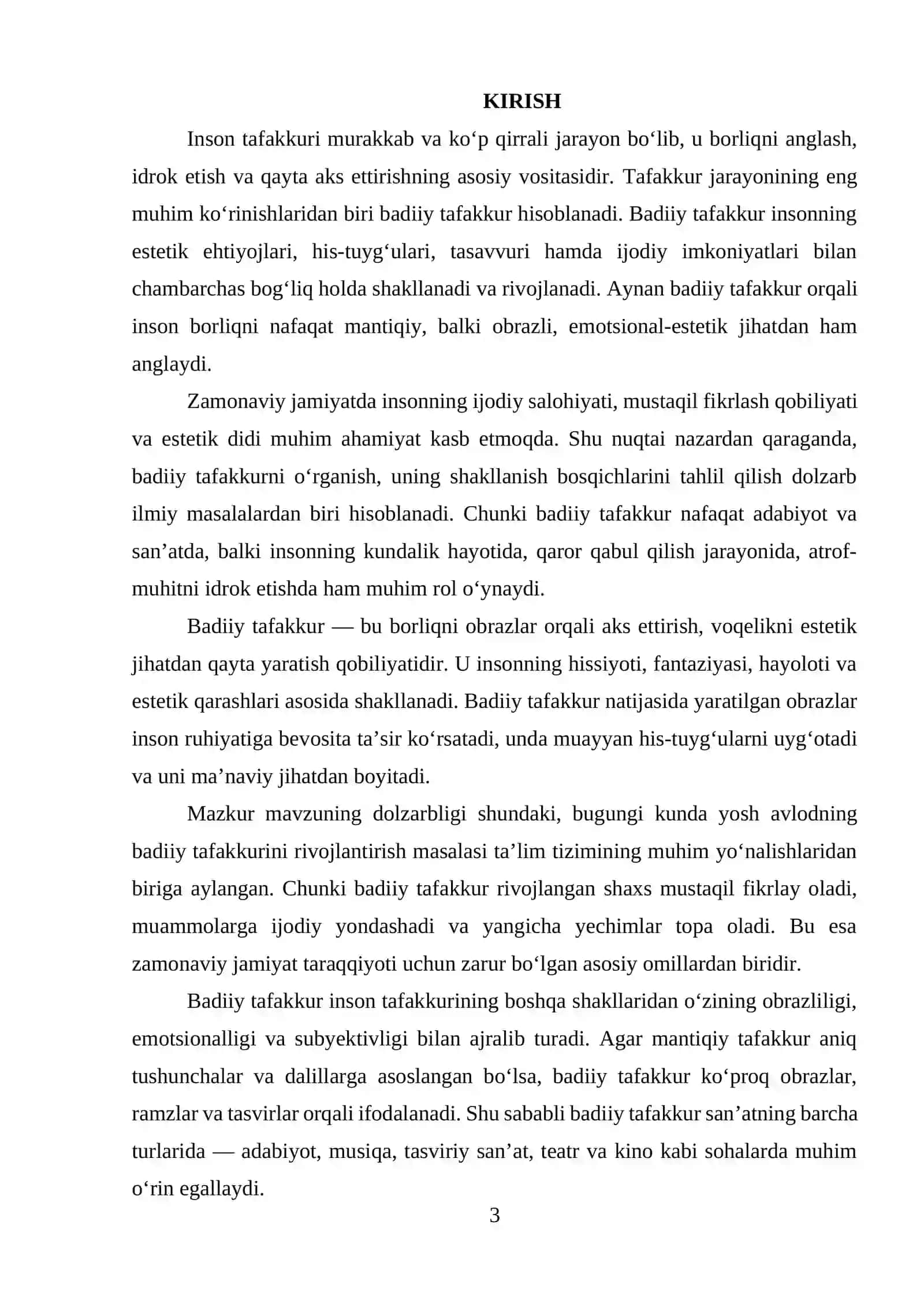 Badiiy Tafakkur va uning Amaliy Ifodalanishi 3