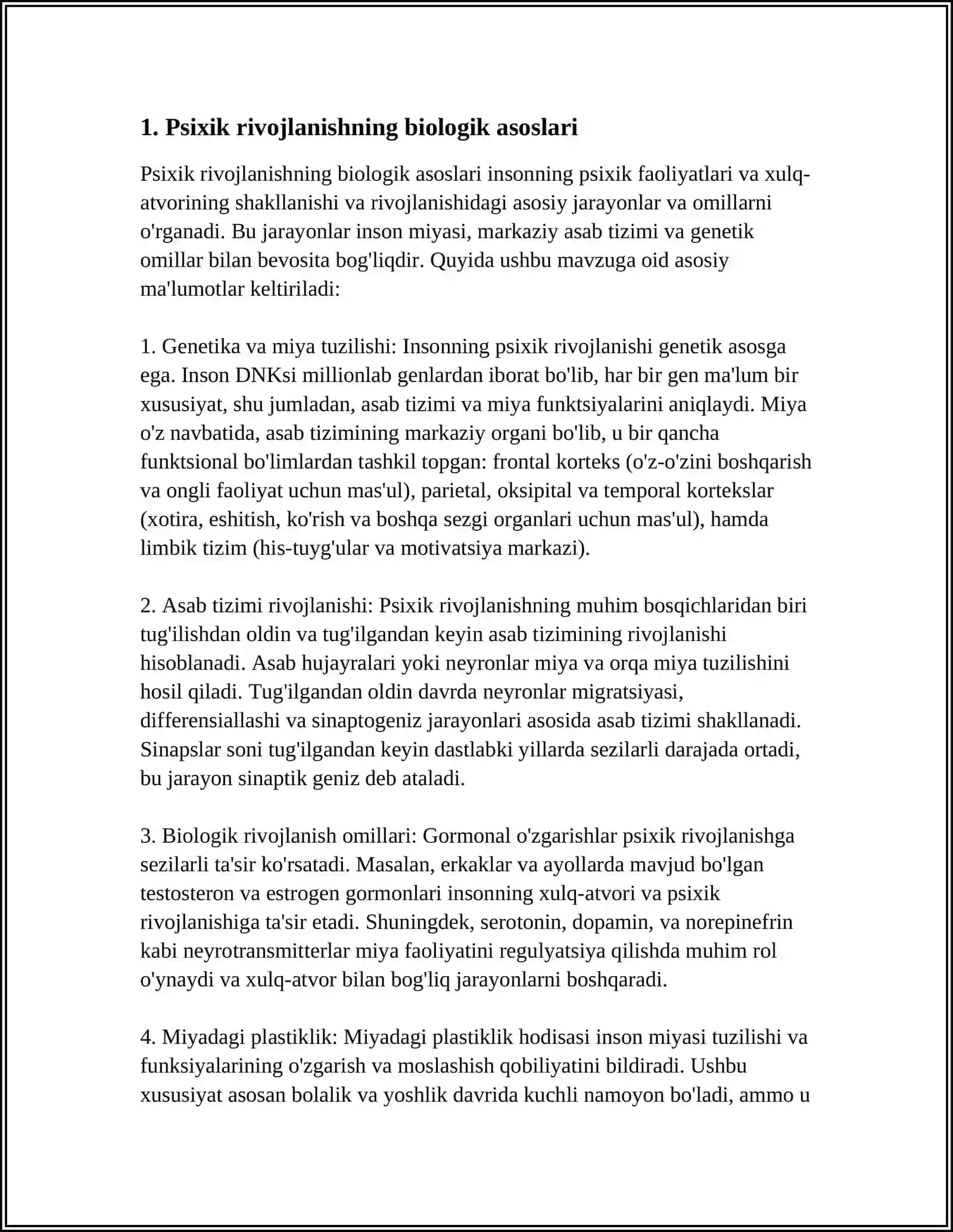 PSIXIK RIVOJLANISHNING ASOSIY QONUNIYATLARI 3