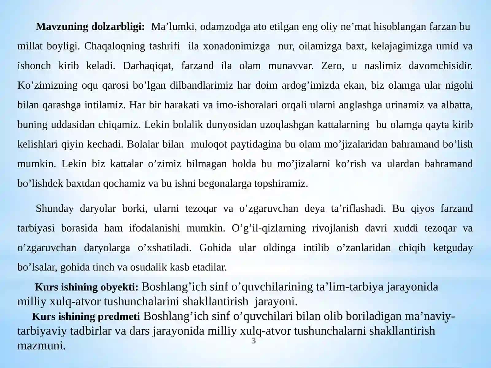 Tarbiyaviy ishlar jarayonida Mirzo Ulug’bek ma’naviy merosining tutgan o’rni 3