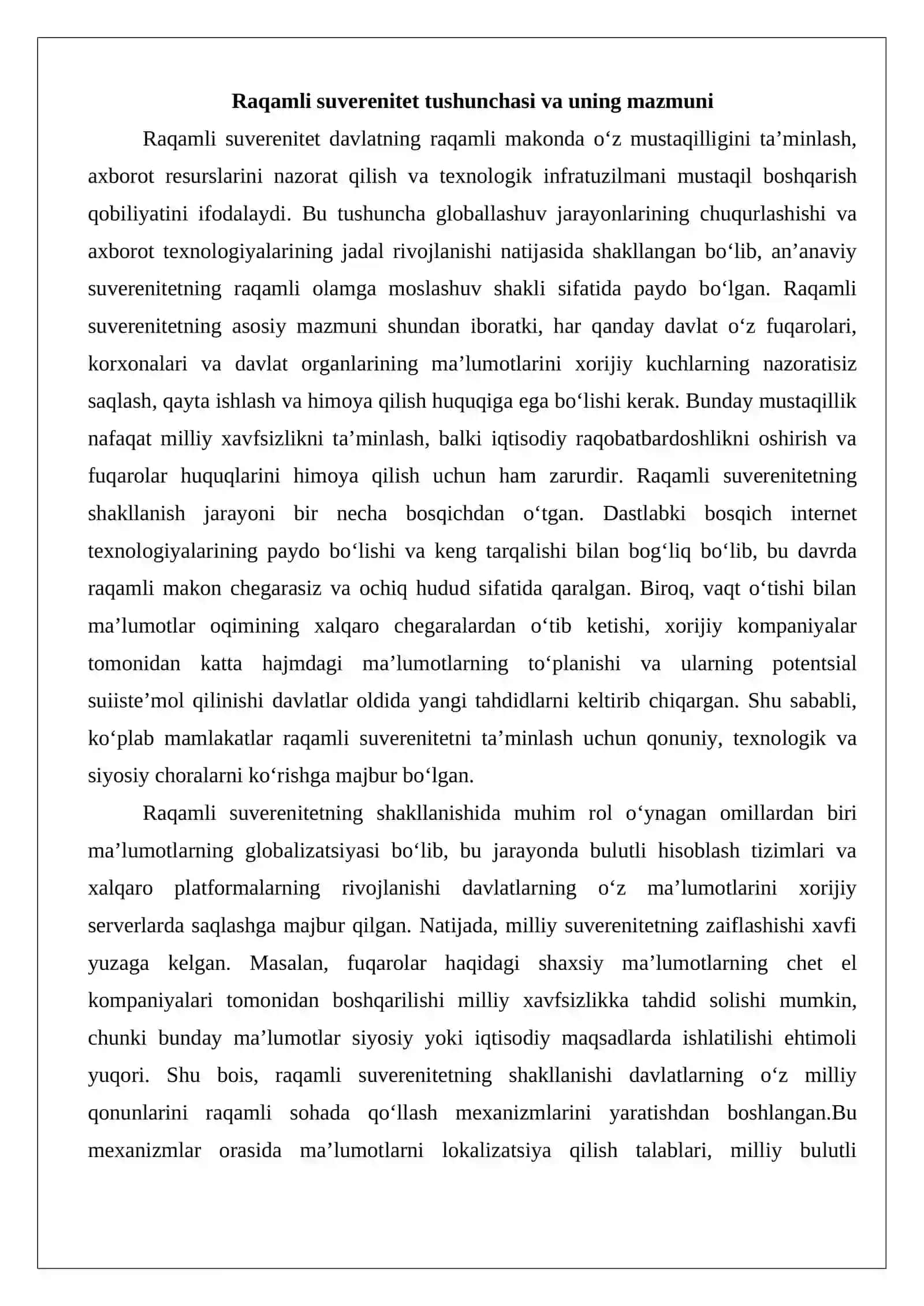 Raqamli suverenitet va elektron hukumatning boshqaruv tizimi 3