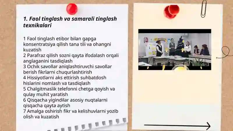 Muloqatni rivojlantirishga qaratilgan treninglar 3