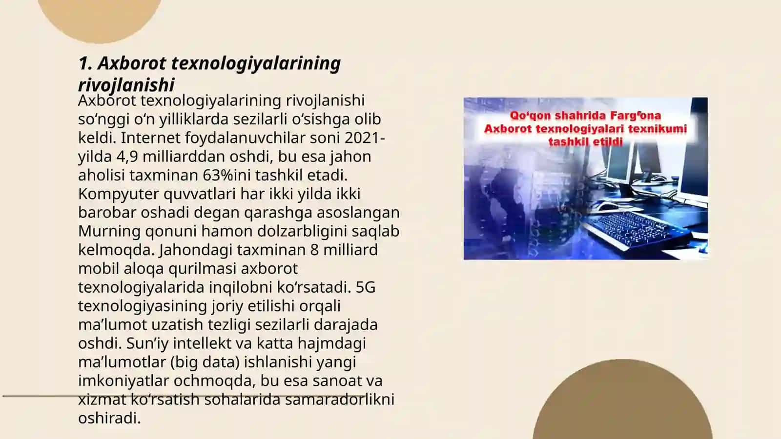 Axborot texnologiyalari 3
