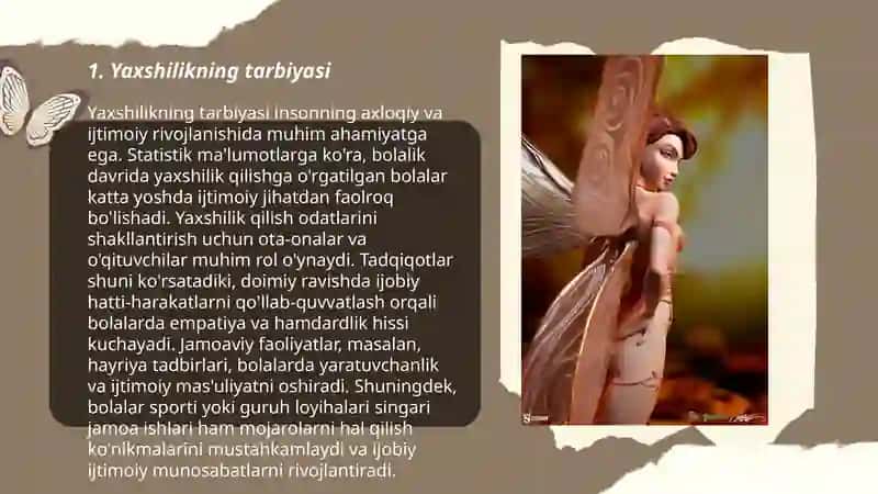 Yaxshilikning tarbiyasi 3