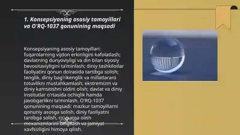 O'zbekiston Respublikasida fuqarolarning vijdon erkinligini ta'minlash 3