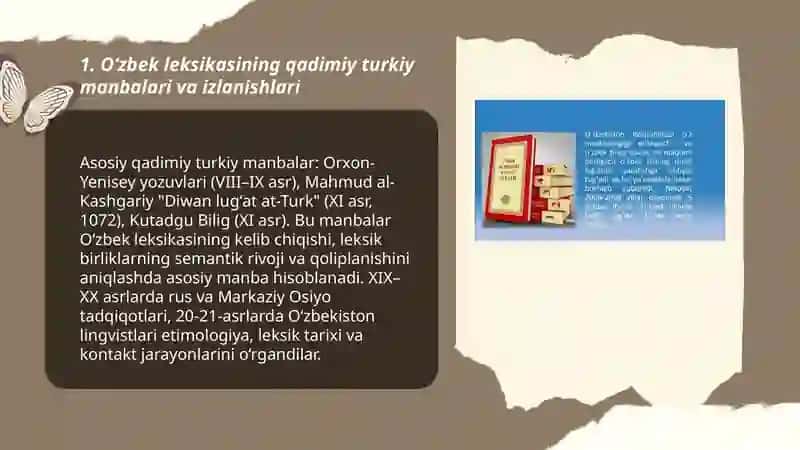 Oʻzbek tili leksikasining tarixiy taraqqiyoti 3