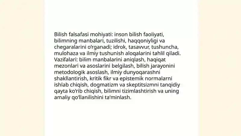 Bilish falsafasi Bilishni shakllari Hissiy bilish va mantiqiy bilish 3