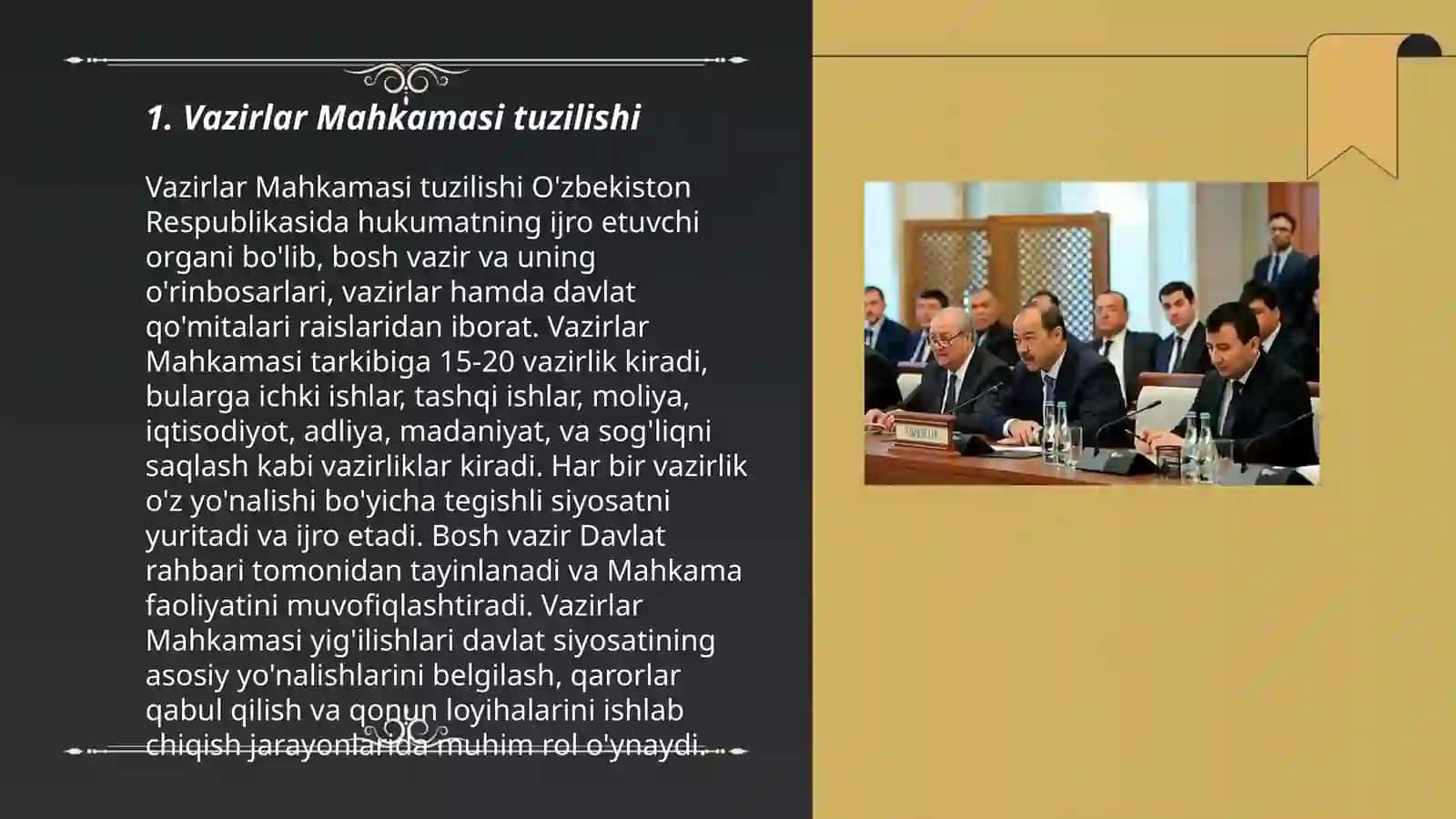 Vazirlar Mahkamasi tuzilishi 3
