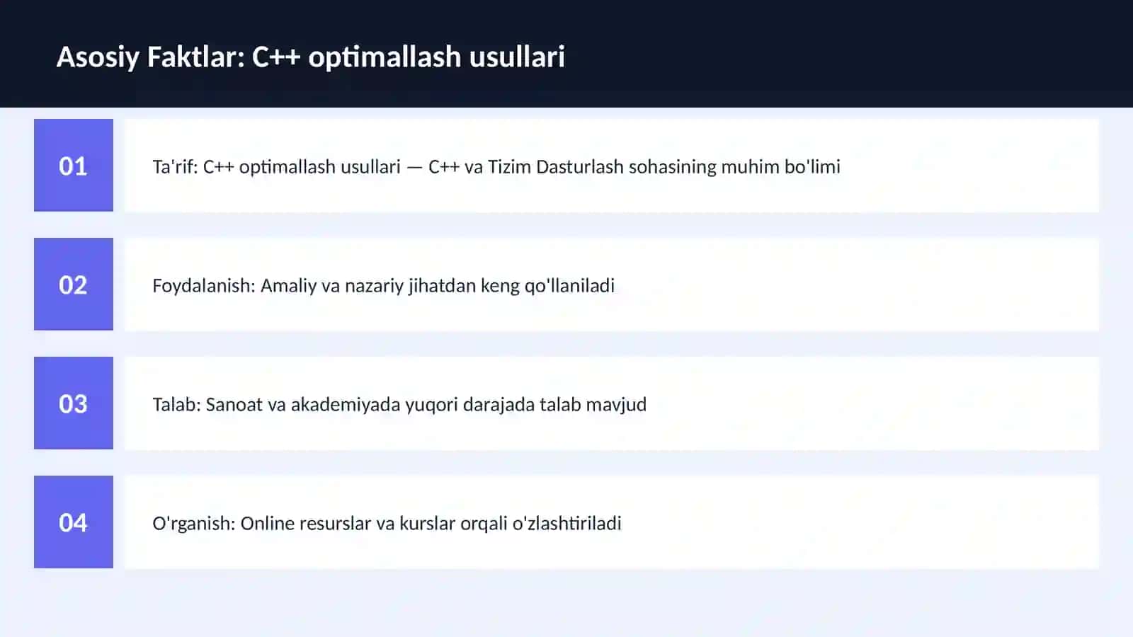 C++ VA TIZIM DASTURLASH 3