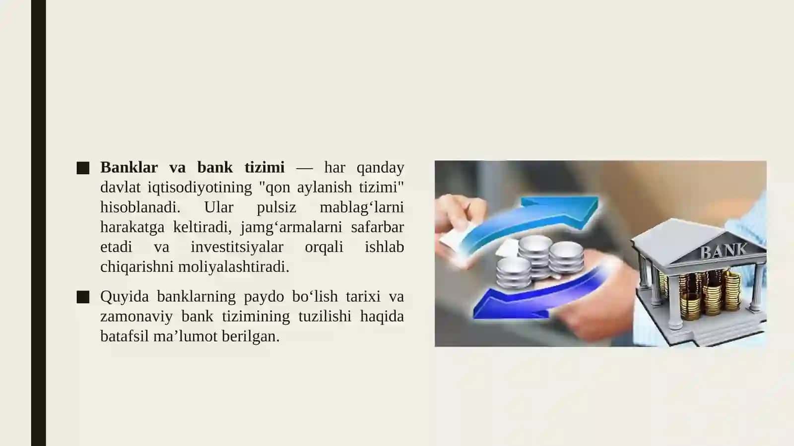 Banklarning kelib chiqishi va bank tizimi 3