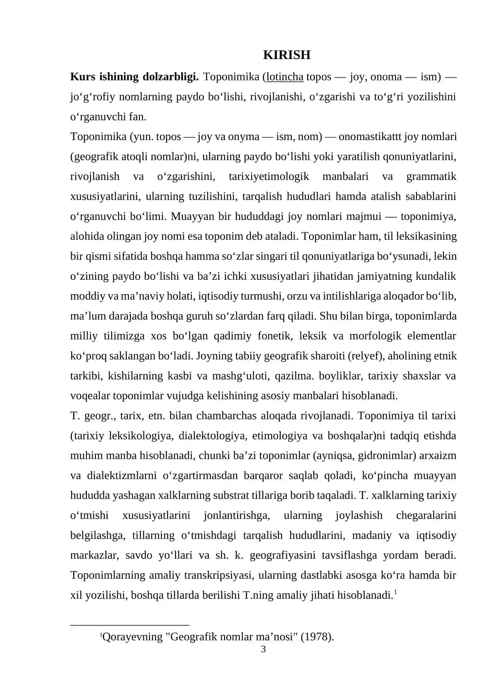 TOPONIMIK MANBALARNING O‘LKA TARIXINI O‘RGANISHDAGI O‘RNI 3