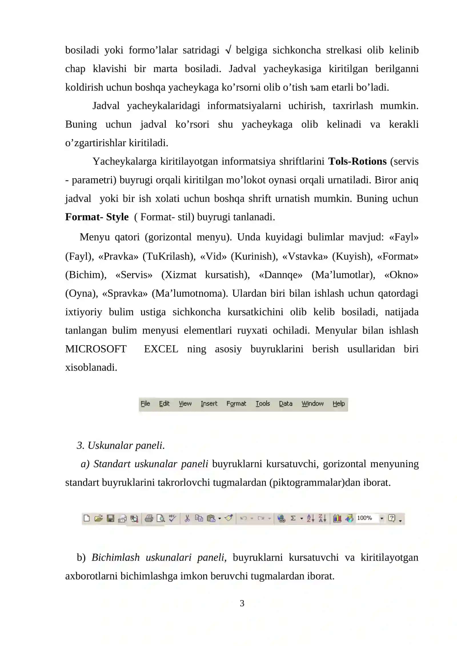 Excelda oylik va stipendiyalarni hisoblash 3