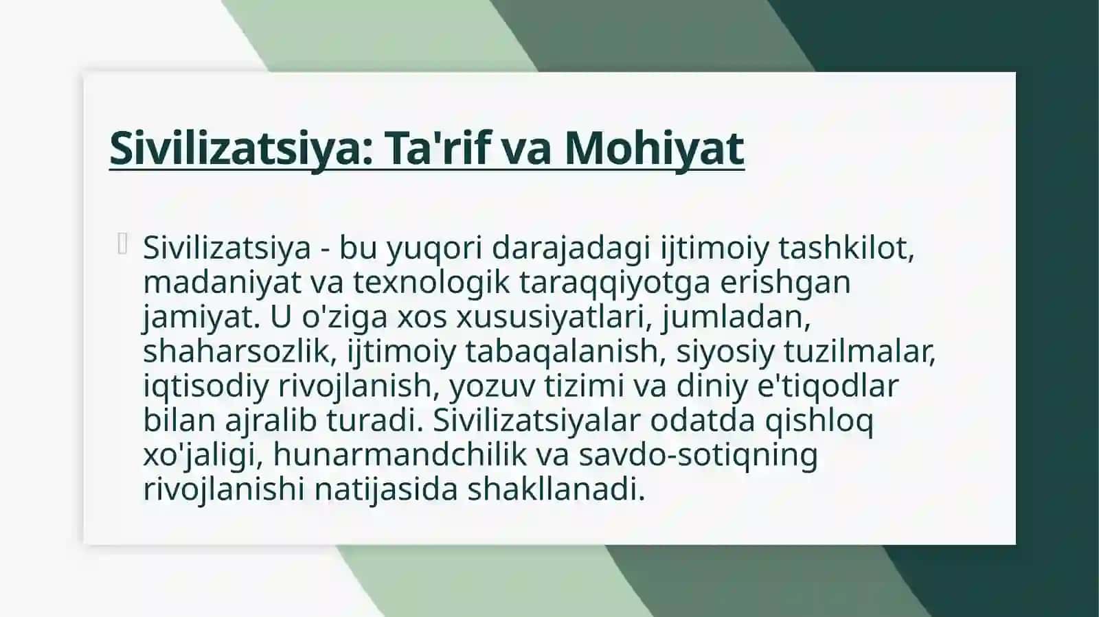 Dastlabki sivilizatsiyalar mafkurasi 3