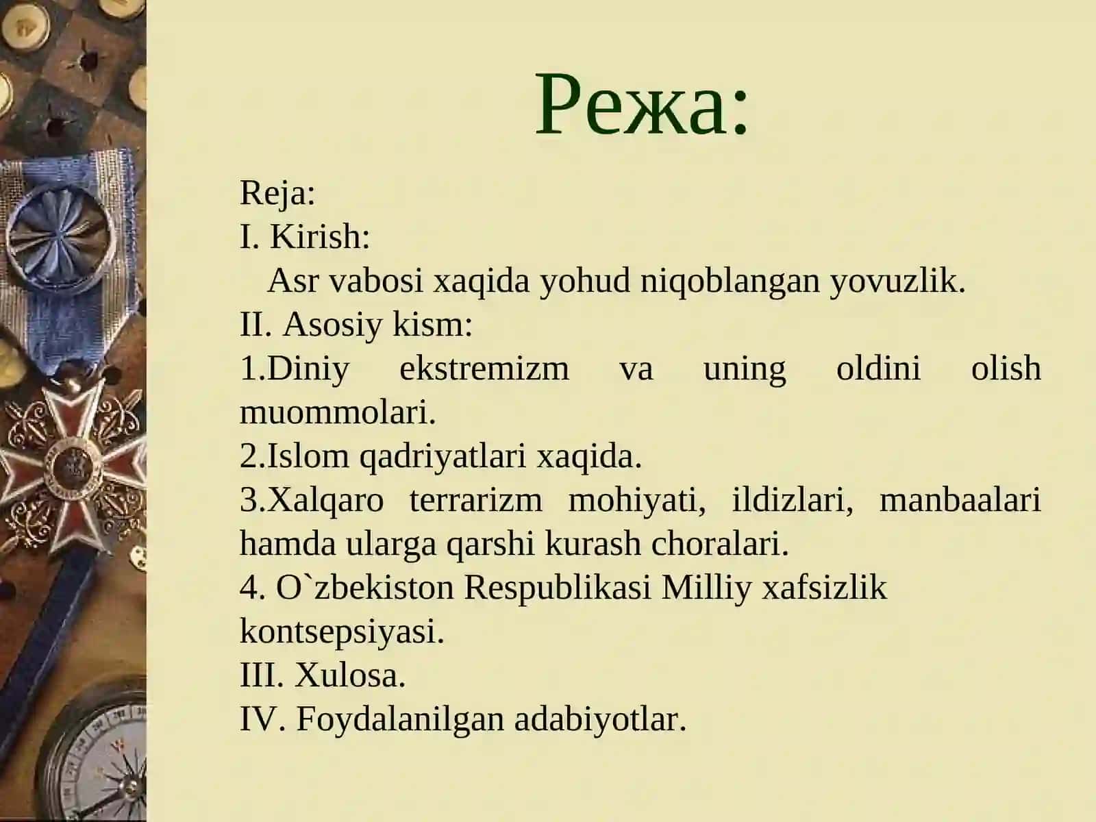 Islomiyqadriyatlar va diniy ekstremizm 3