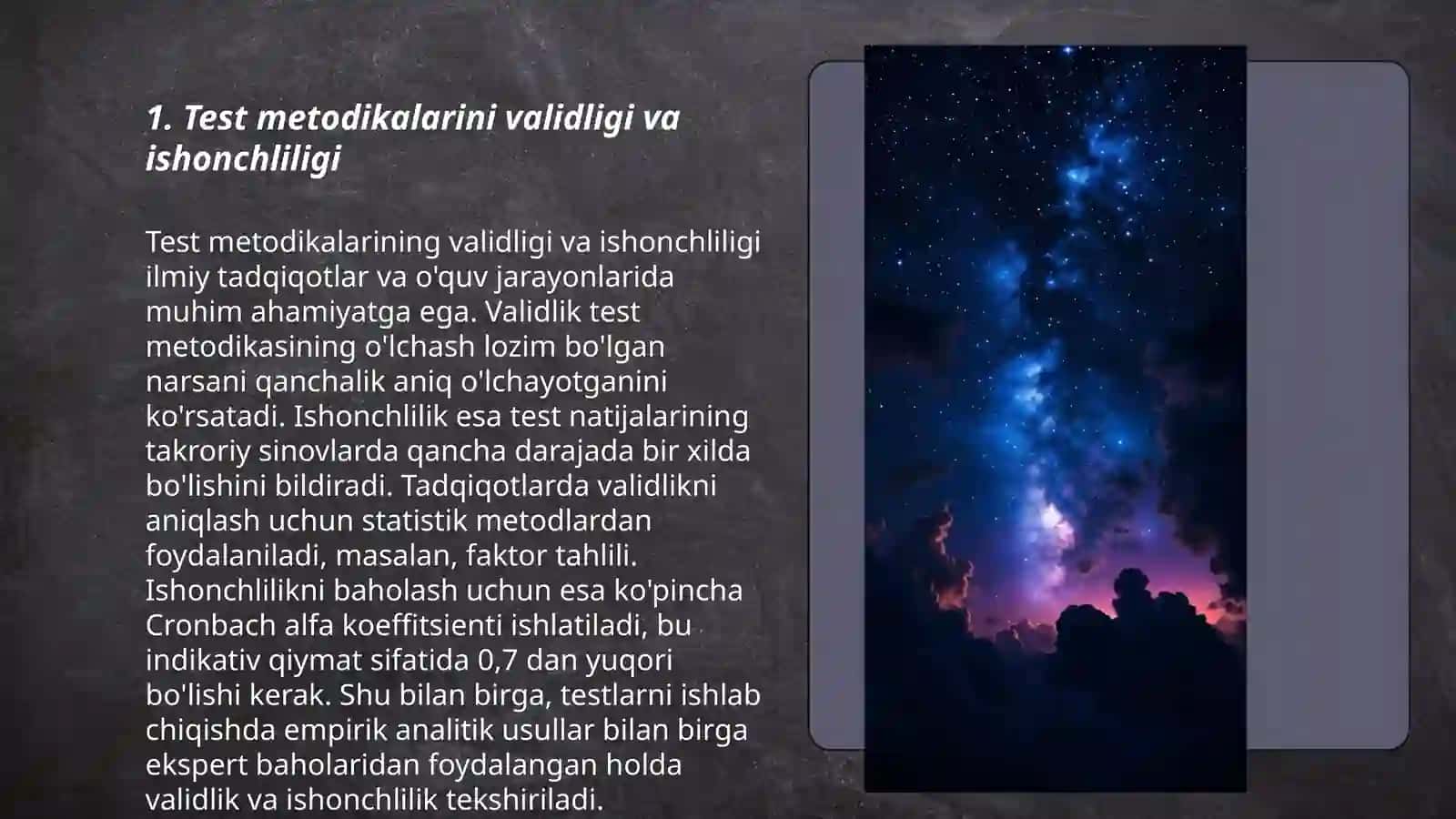 Hozirgi zamon psixologiyasida testning dolzarb muammolari 3