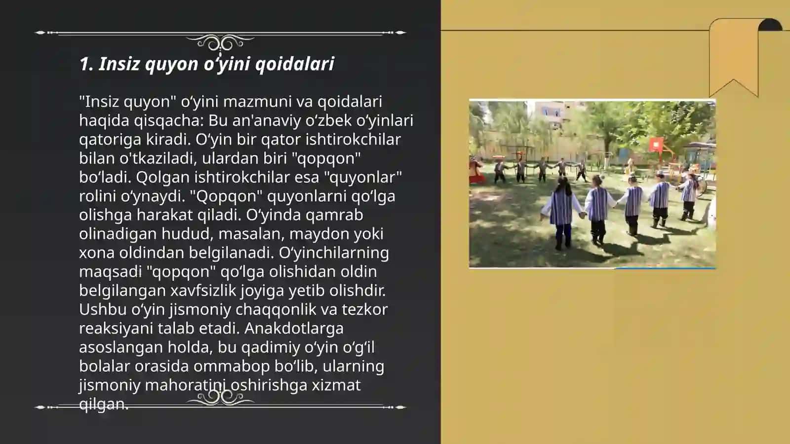 Insiz quyon, darra, ok terakmi ko'k terak oyinlari 3