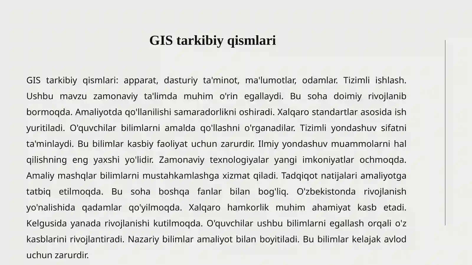 GEOGRAFIK AXBOROT TIZIMLARI 3