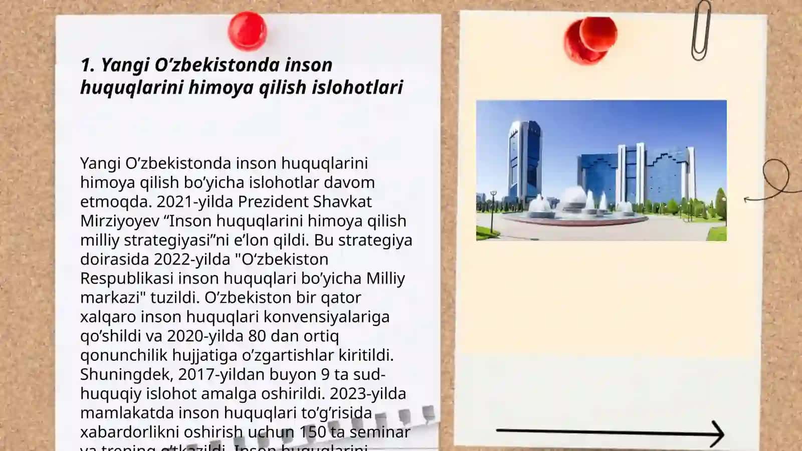 Yangi O’zbekistonda amalga oshirilayotgan islohotlar 3