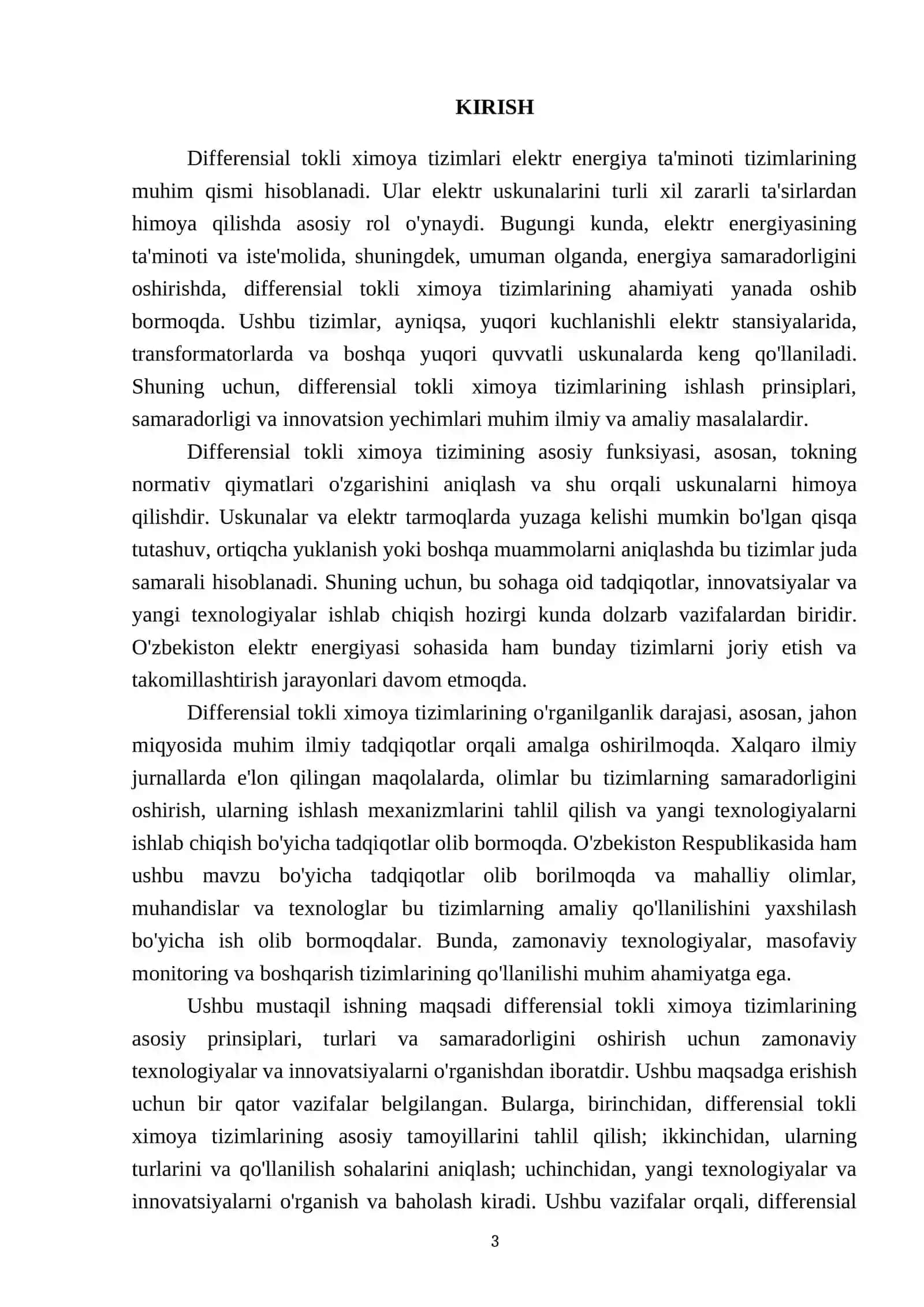 Differensial tokli ximoya 3