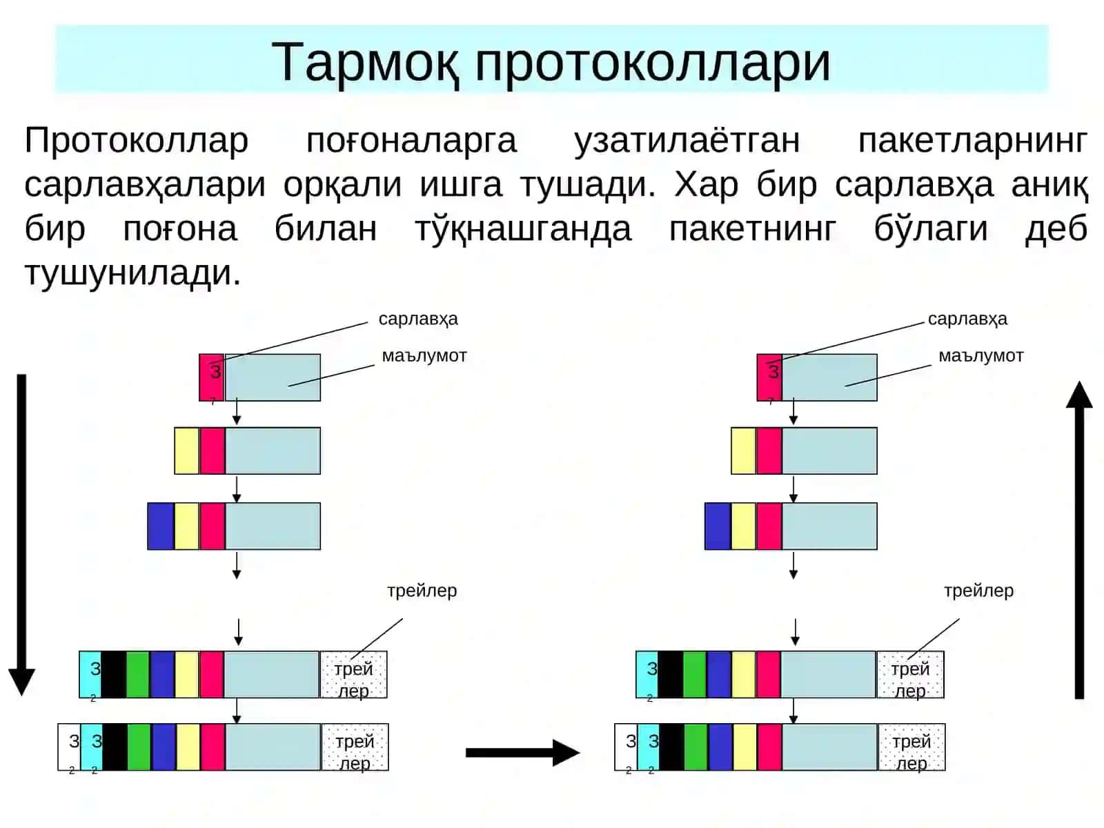ТАРМОҚ ПРОТОКОЛЛАРИ 3