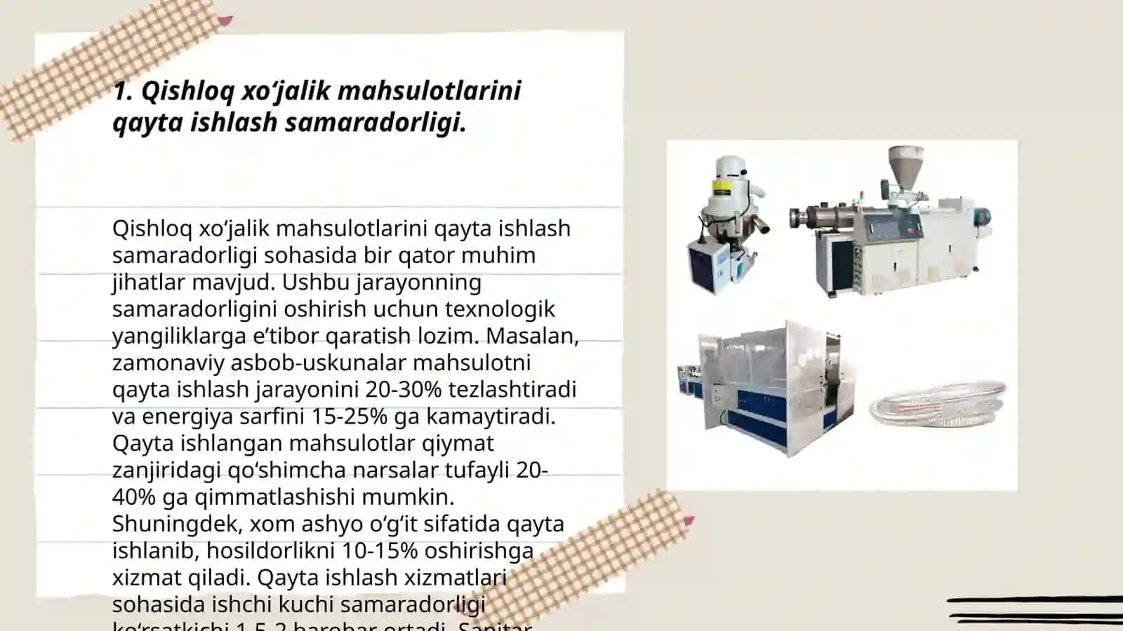 Qishloq xo‘jaligida ishlab chiqarish, bozor va ijtimoiy xizmatlar samaradorligini ta’minlash yo’nalishlari 3