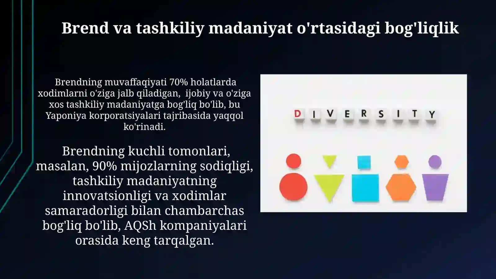 Brend va tashkilot madaniyati: o’zaro ta’sir qilish xususiyatlari 3