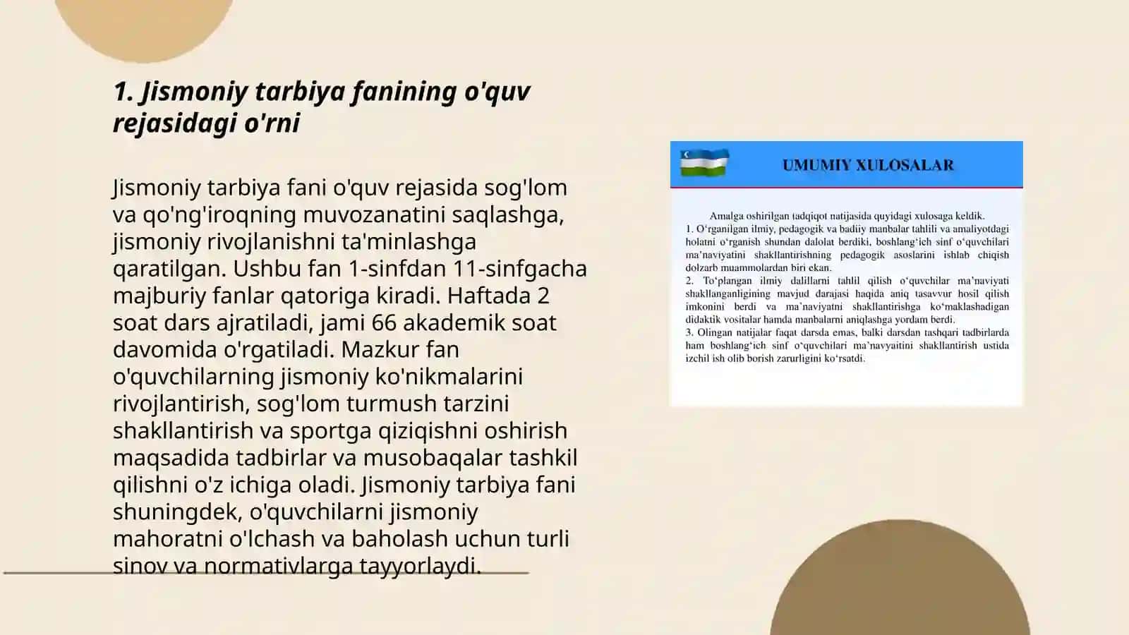 Umumiy-o'rta ta'lim maktablarida jismoniy tarbiya bo'yicha dastur va asosiy yuritiladigan hujjatlar tavsifi 3
