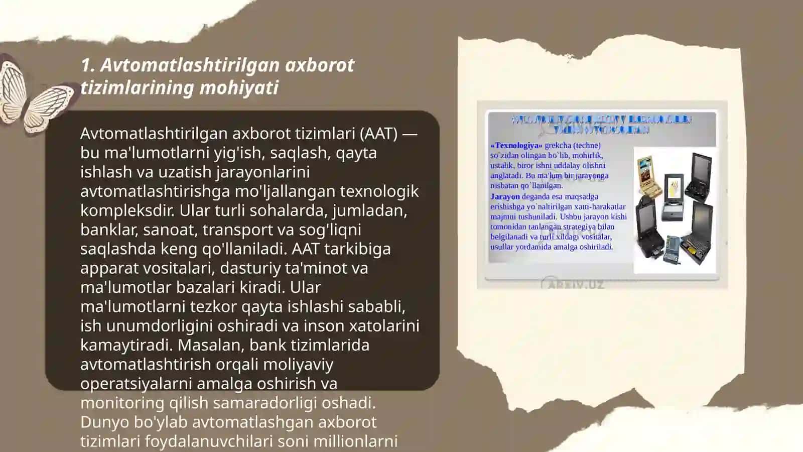 Avtomatlashtirilgan axborot tizimlarining mohiyati 3