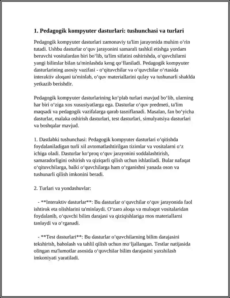 Pedagogik kompyuter dasturlari 3
