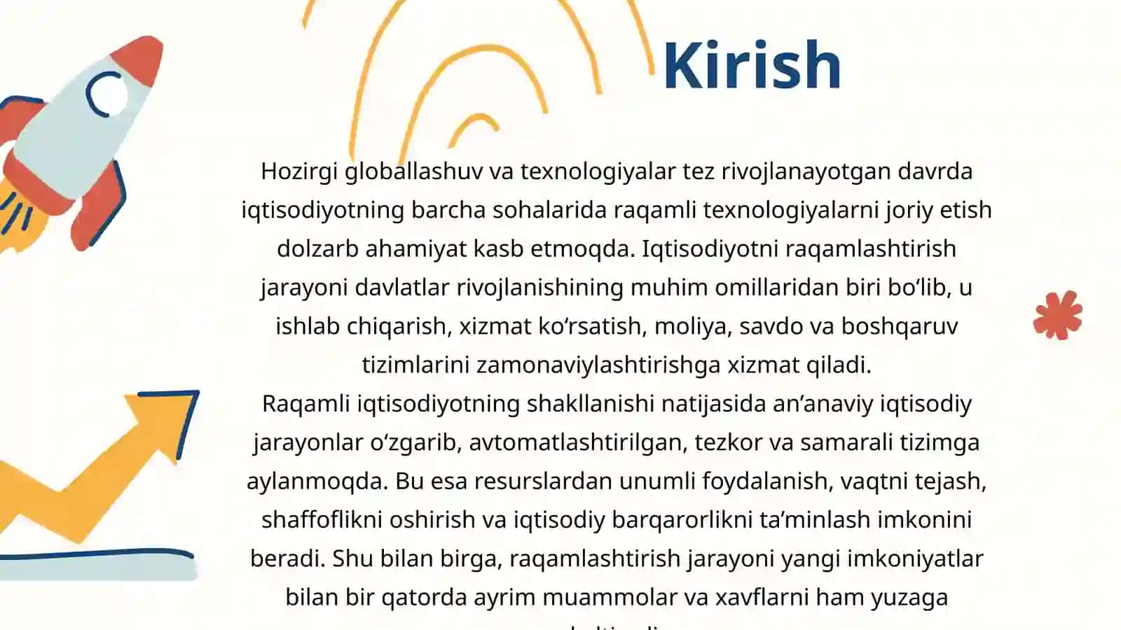 Iqtisodiyotni raqamlashtirish jarayonining afvzalliklari va kamchiliklari 3
