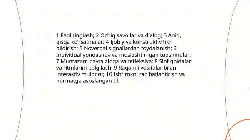 Pedagoglarning oʻquvchilar bilan oʻzaro muomalasi 3