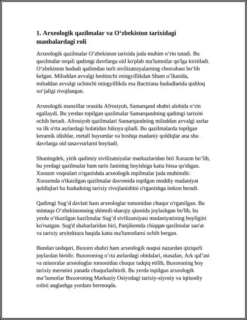 OʻZBEKISTON TARIXINING MANBA VA AXAMIYATI 3