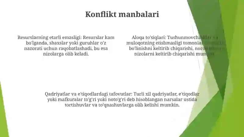 Konflektli Vaziyatlarning Yuzaga Kelish Omillari 3