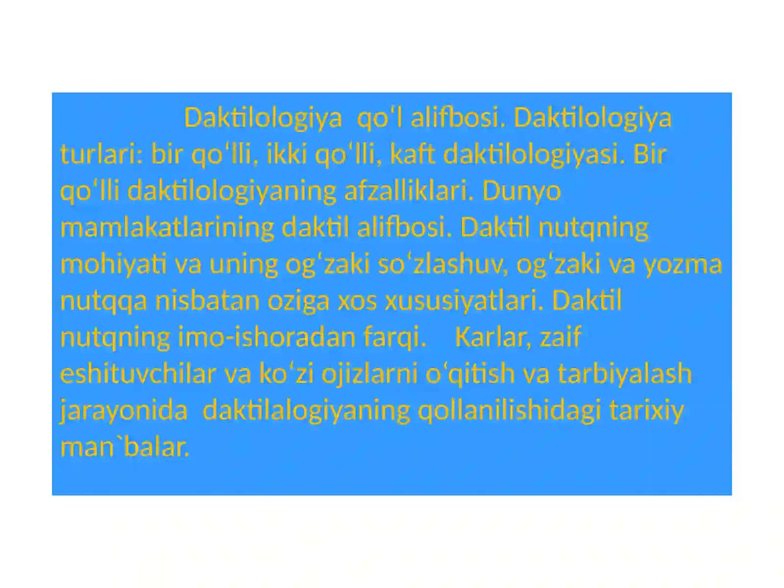 DAKTIL ALIFBOSI 3