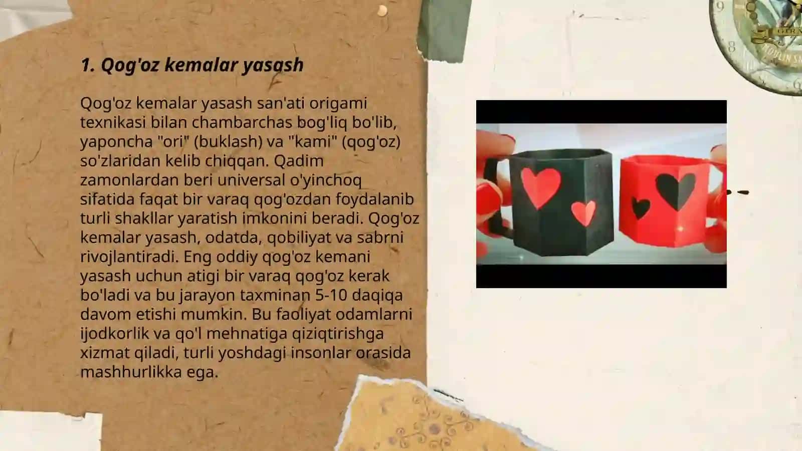 Qog'oz va kartondan o'yinchoqlar yasash 3
