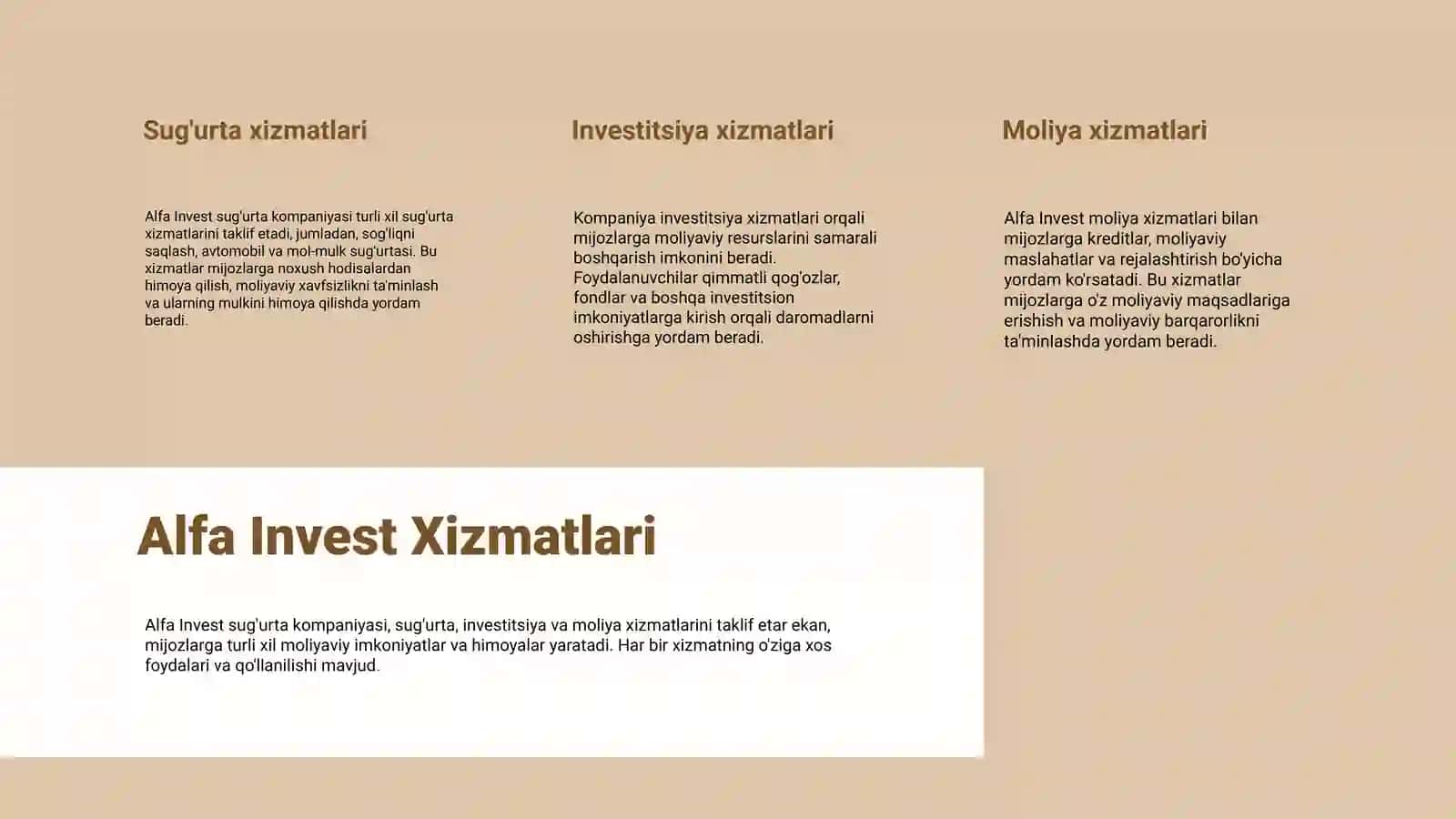 Alfa Invest sug'urta kompaniyasi 3