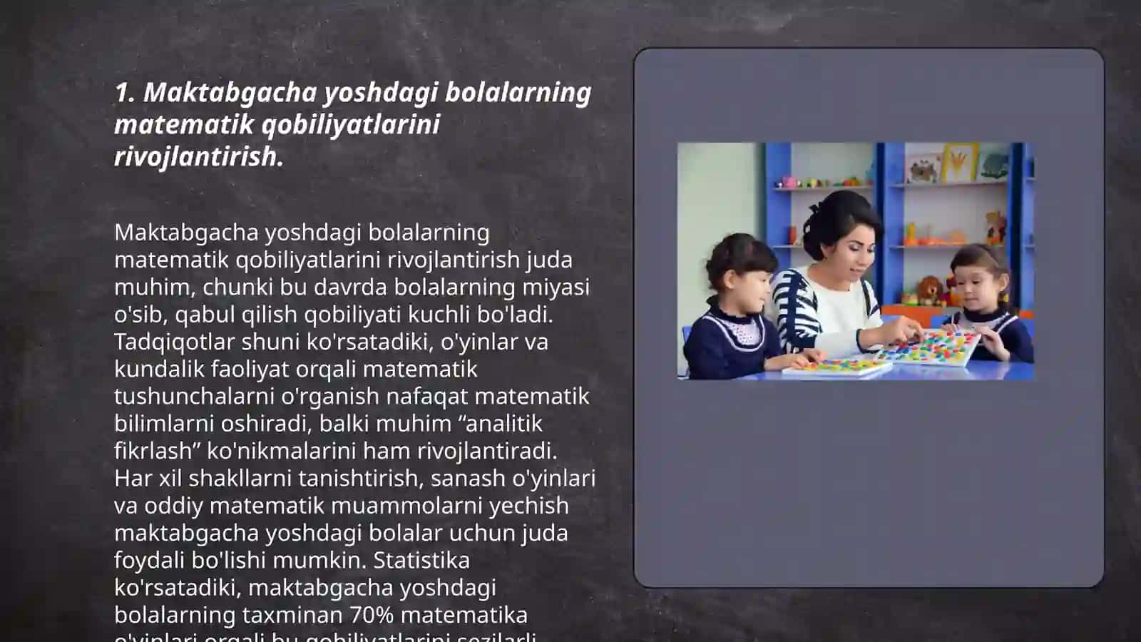 Matematik bilimlarning o‘rni 3