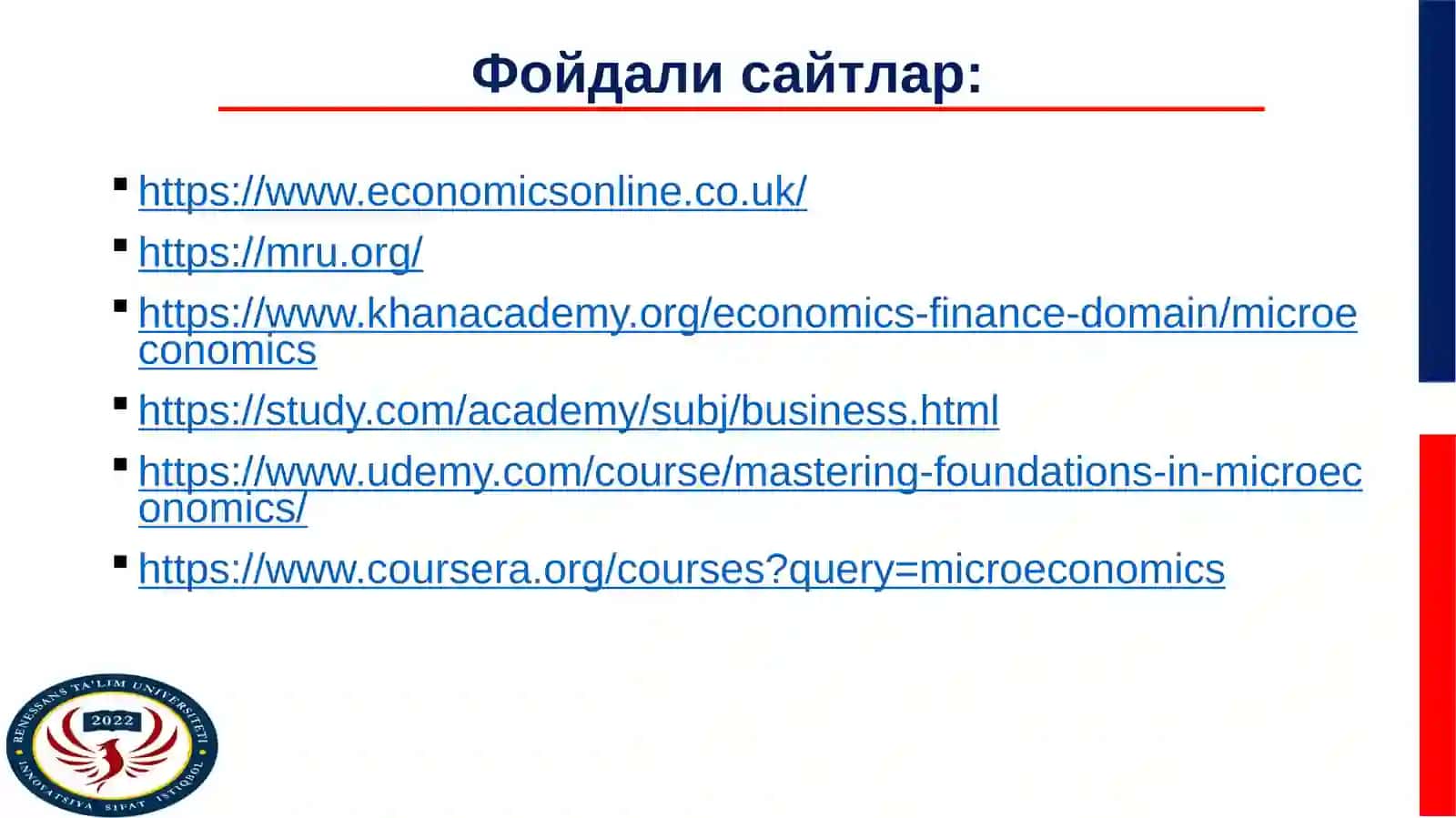 IQTISODIYОT NАZАRIYАSI FАNI 3