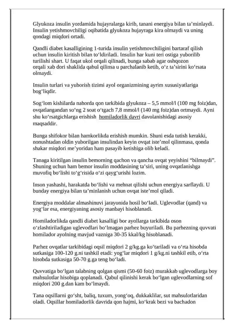Homiladorlikda qandli diabet va jigar kasalliklari 3
